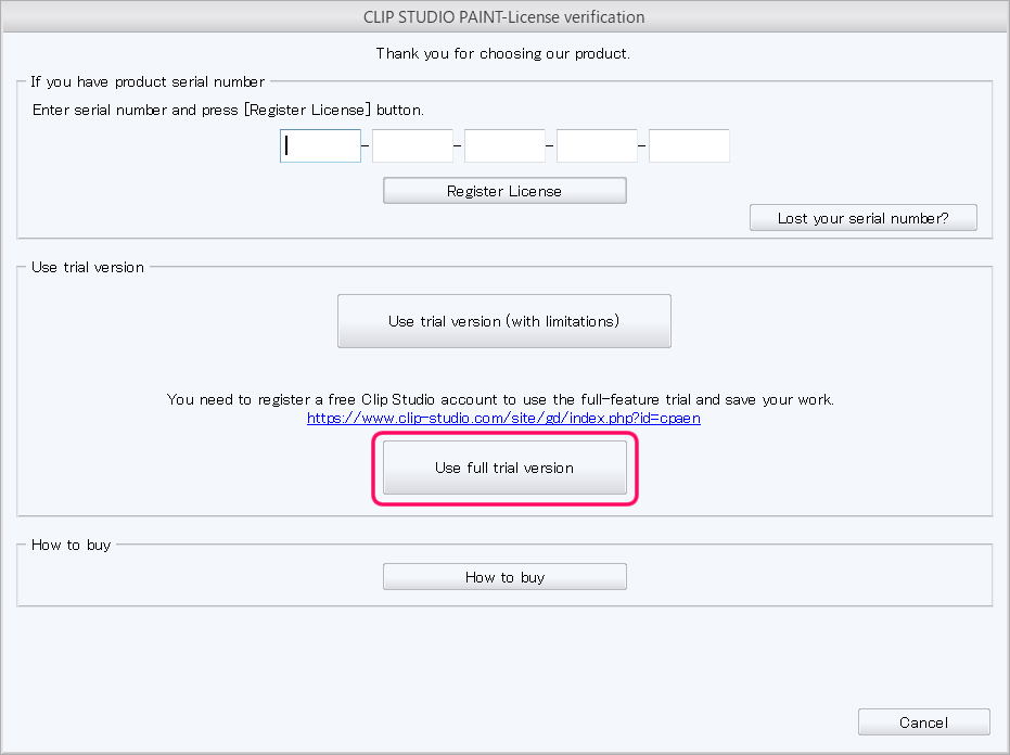 CLIP STUDIO PAINT Download free trial, latest version, and resources