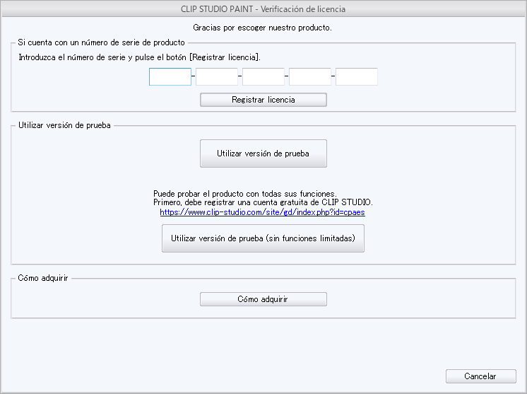 Prueba gratuita CLIP STUDIO PAINT CLIP