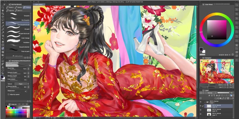 Clip Studio Paint 為創作者繪圖而生的程式