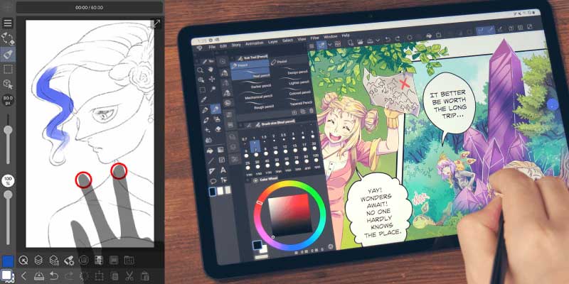 Dar una vuelta Consejos Recuperar Available for smartphones & tablets - Clip Studio Paint