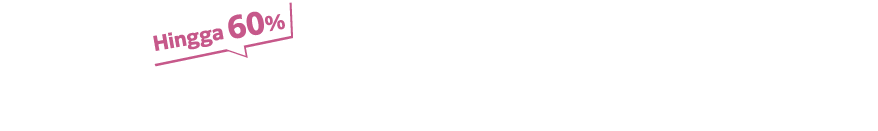 Hingga 60%! Daftar sekarang untuk mendapatkan komisi yang lebih tinggi