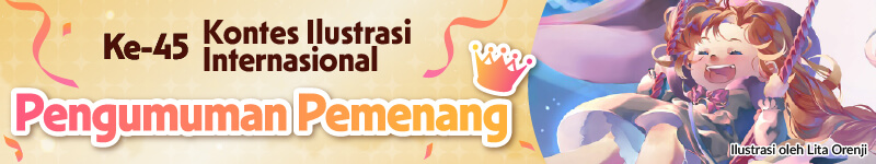 Pemenang Kontes Ilustrasi Internasional ke-45 telah diumumkan!