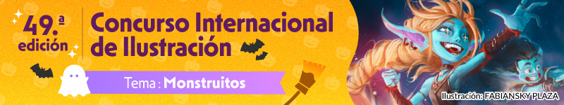El 49.º Concurso internacional de ilustración con el tema “Monstruitos” está en marcha hasta el 4 de noviembre, 23:59 GMT.