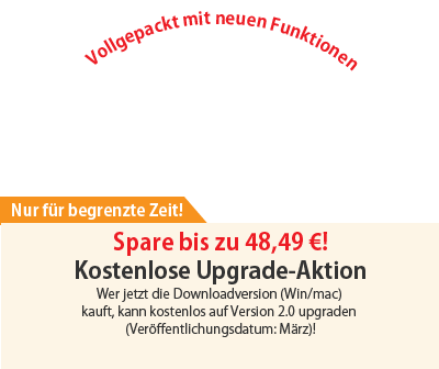 Spare bis zu 48,49 €! Kostenlose Upgrade-Aktion