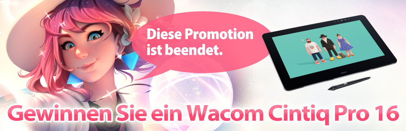 Gewinnen Sie ein Wacom Cintiq Pro 16