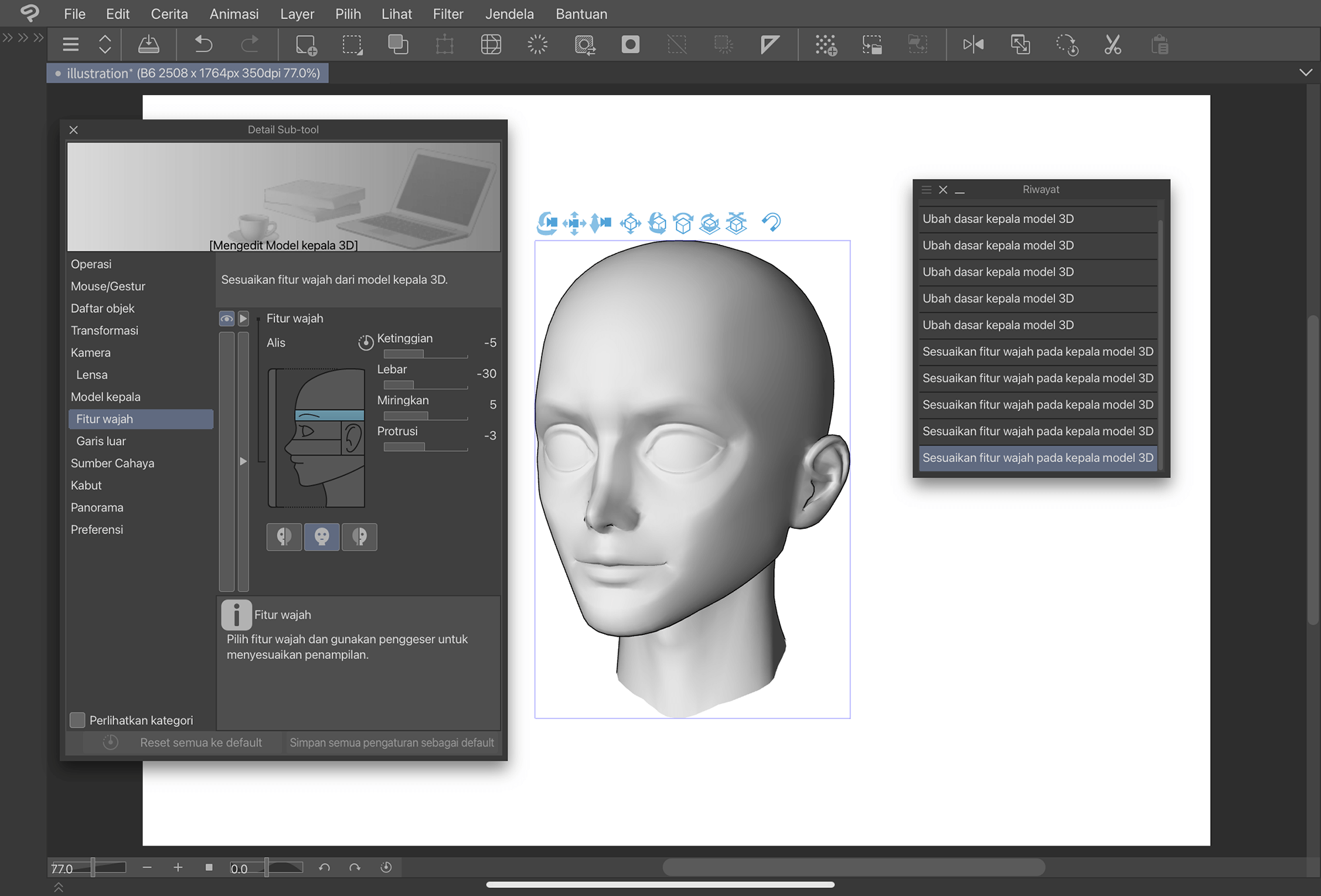 Dengan pembaruan ini, setiap langkah kustomisasi kini tercatat secara terpisah.