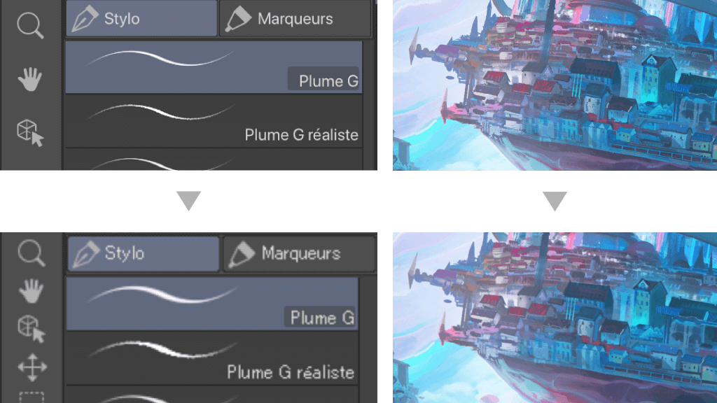 Application multi-appareils pour le concept art | CLIP STUDIO PAINT
