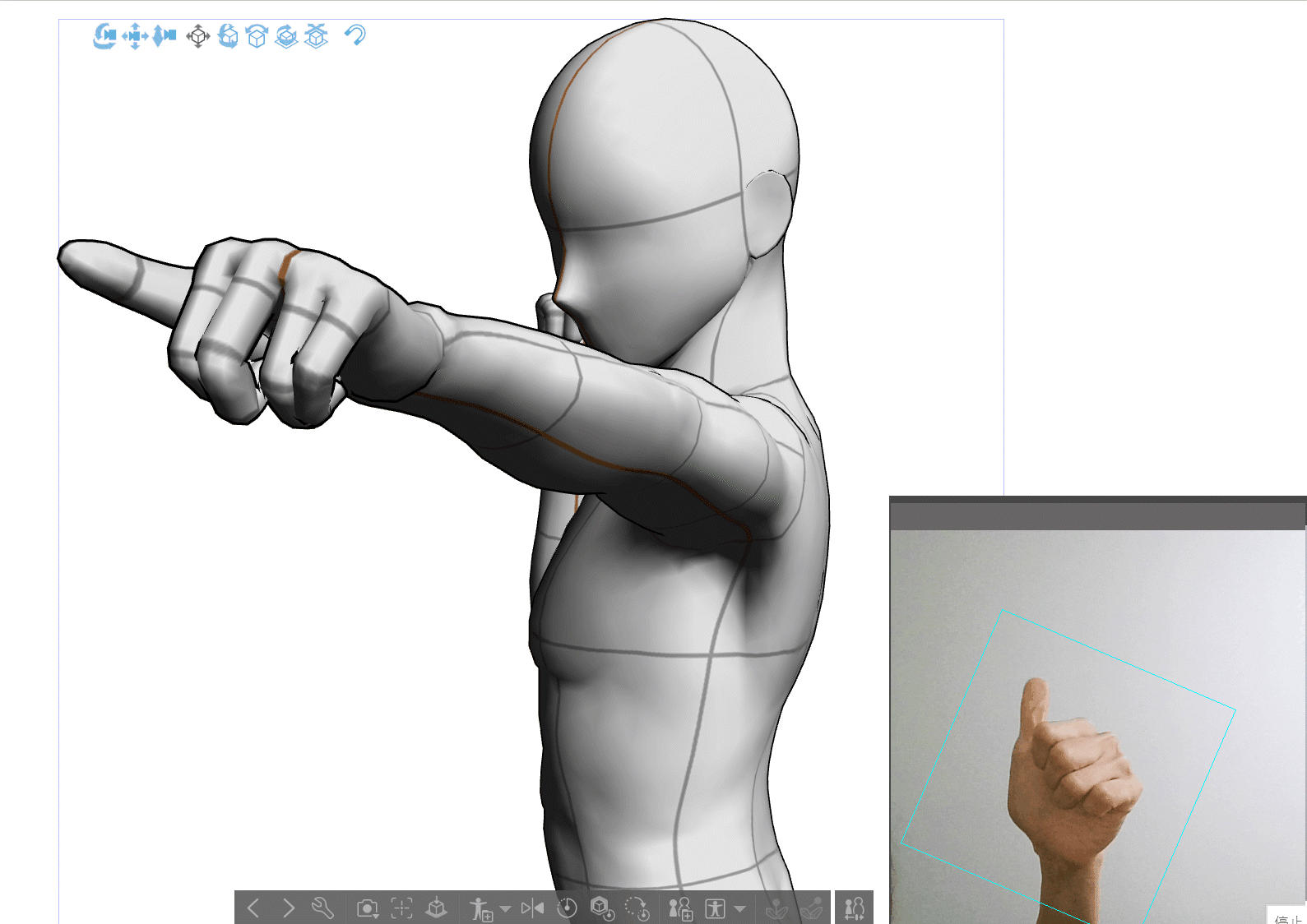 Built posable 3D drawing models - Clip Studio Paint