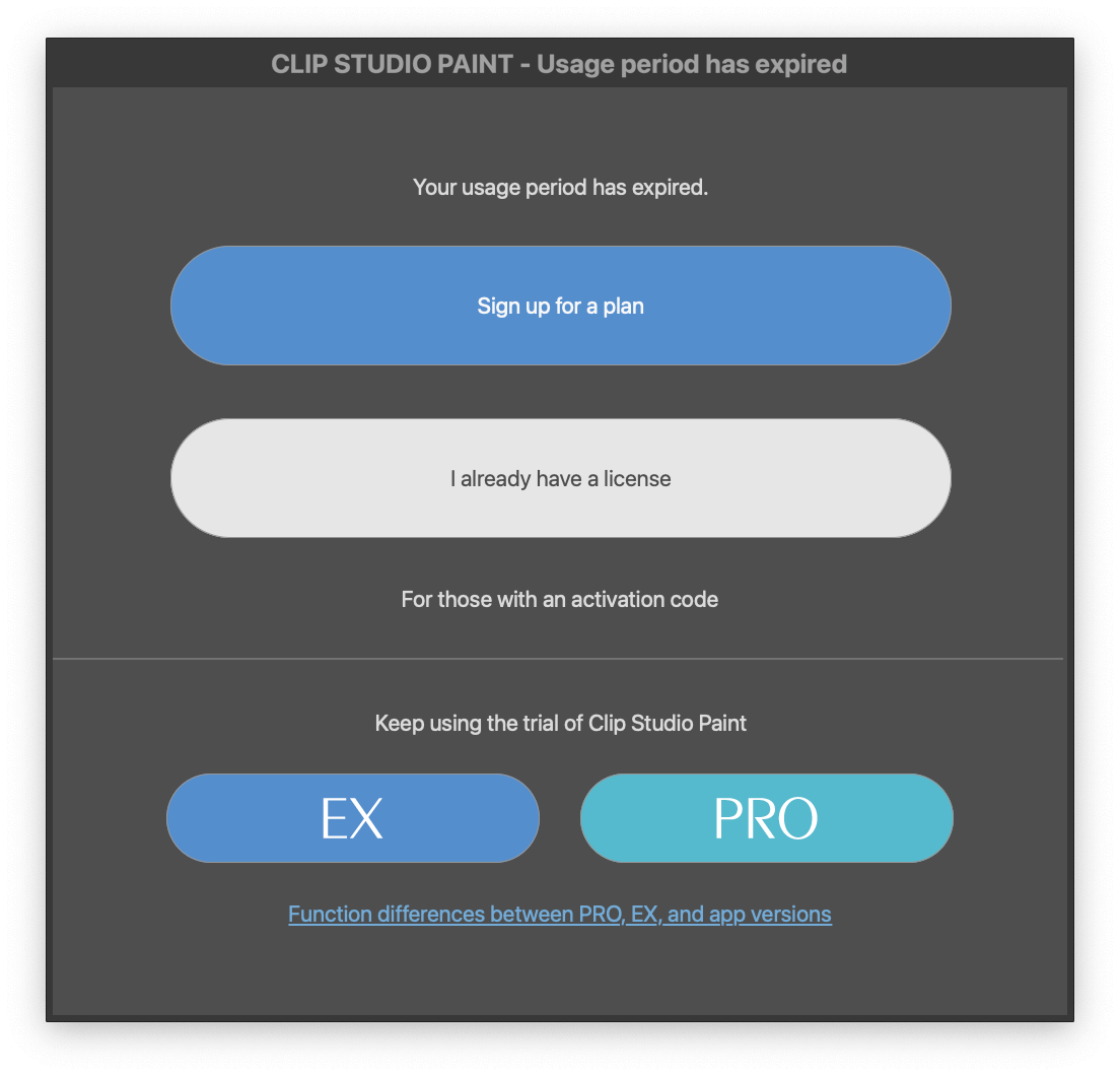 If your monthly/annual plan has expired and you are unable to use the app