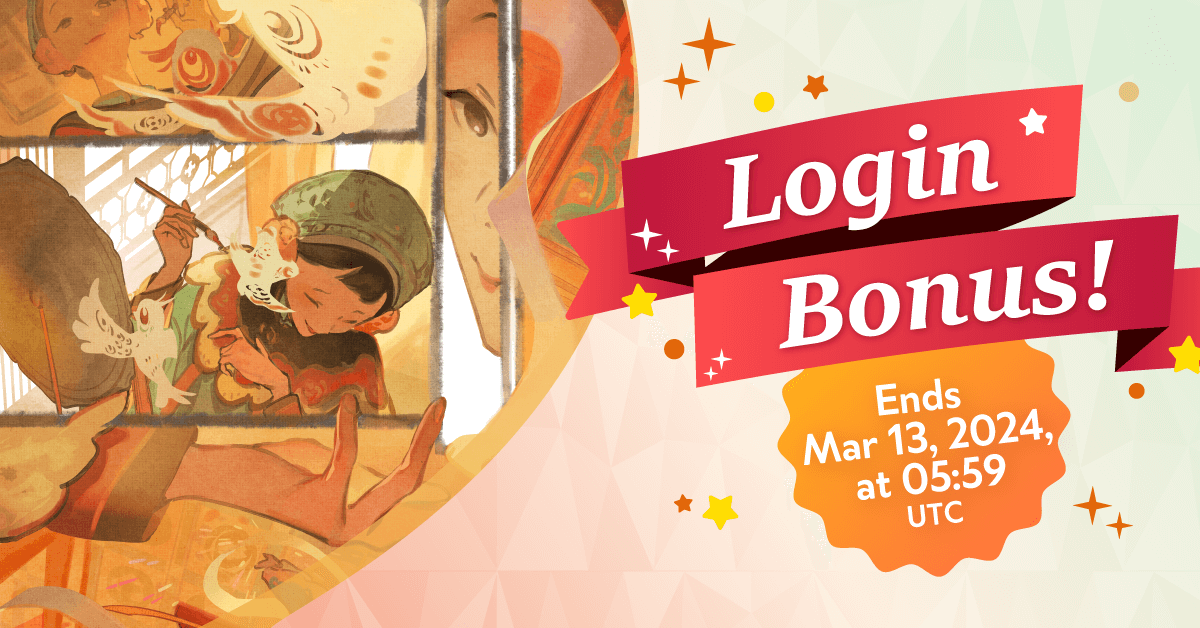 (Login bonus notice) A total of 740 Clippy will be given out starting