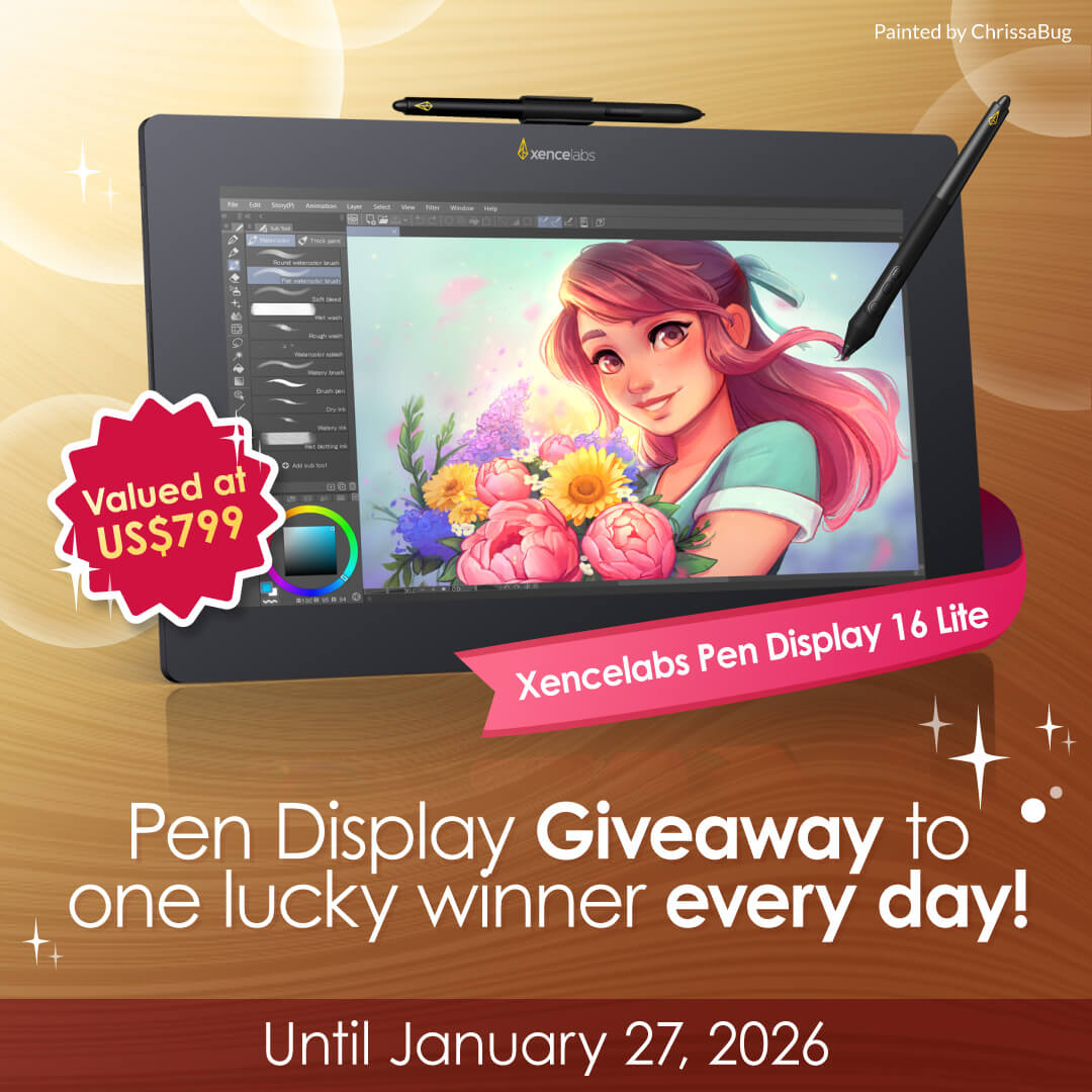 Giving away a Xencelabs Pen Tablet every day!