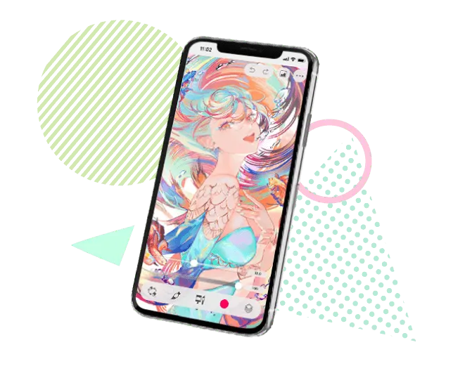 Desenhe em iPhones e celulares Android
