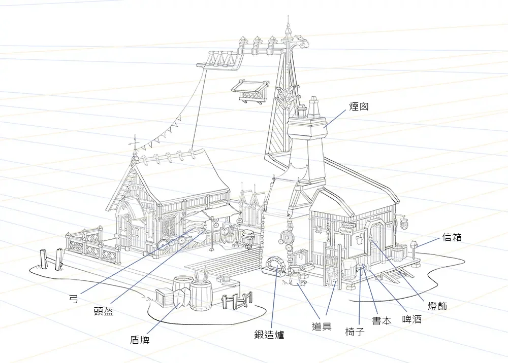 活用3D設定的動畫背景設計