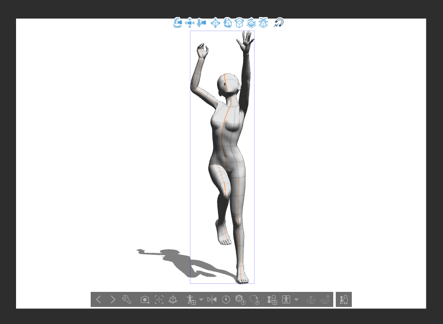 Free tool to create reference poses with 3D models.