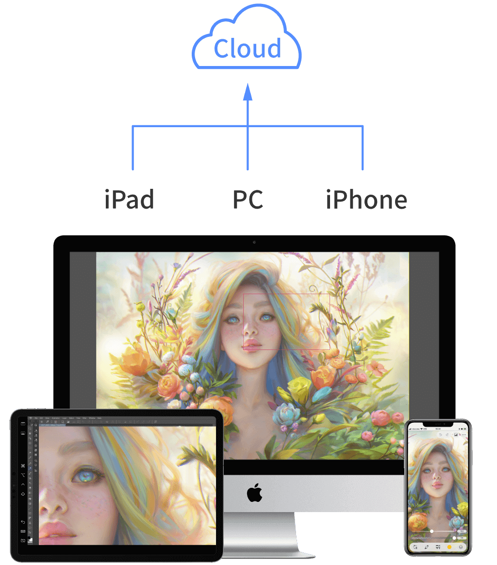 CLIP STUDIO PAINT for iPhoneで滑らかな描き心地を実感！