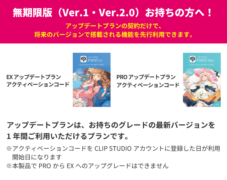 無期限版（Ver.1・Ver.2）お持ちの方へ