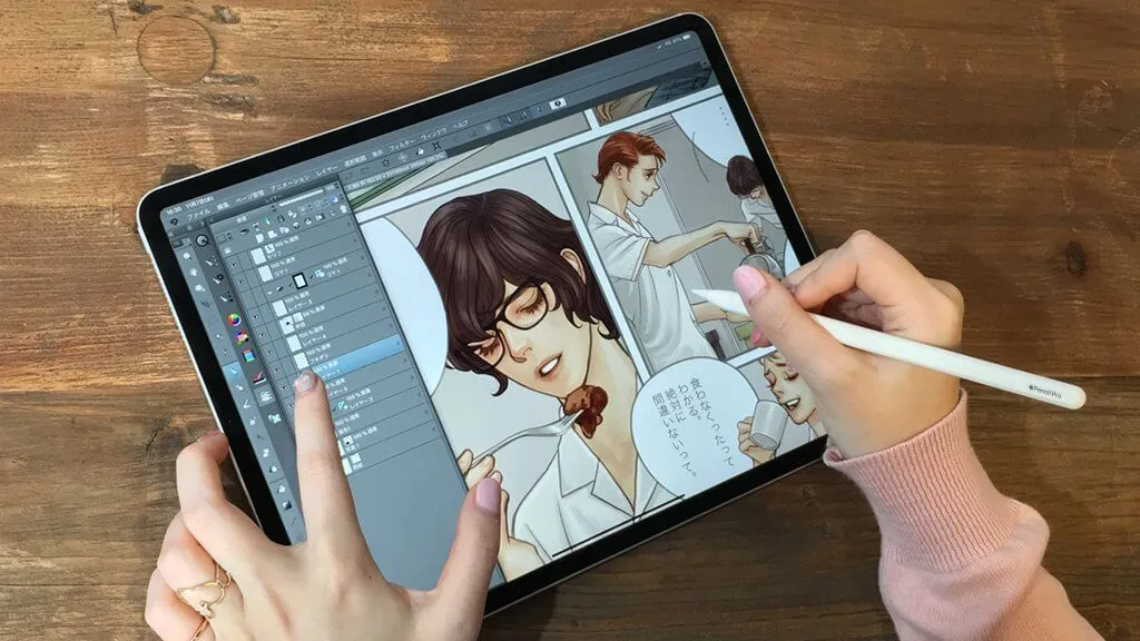 CLIP STUDIO PAINT for iPadを最新型のiPad ProとApple Pencil Proで体験できます！