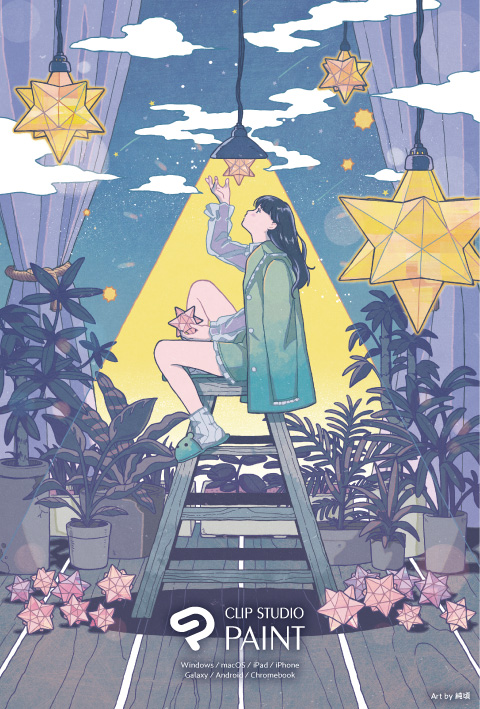 CLIP STUDIO PAINT DEBUT無料モニター募集、スタッフに声をかけてください