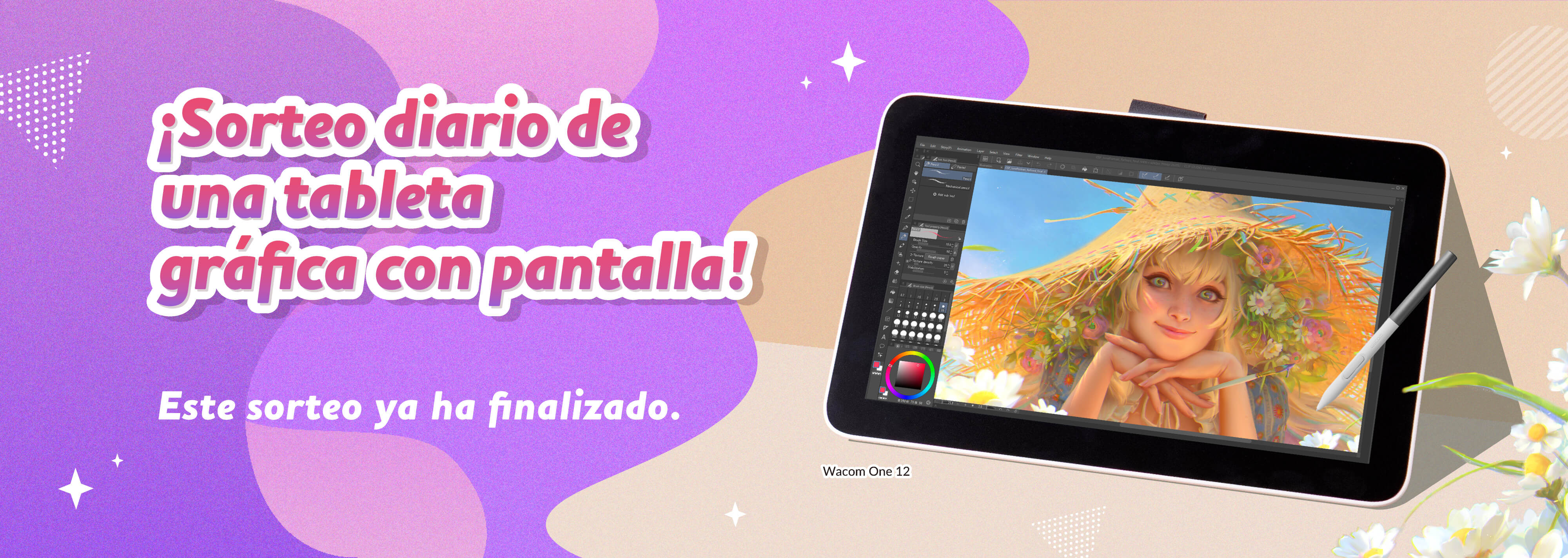 Por si las rebajas te saben a poco, ¡también sorteamos seis Wacom One , una por día! ¡Tienes seis oportunidades para que te toque! ¡Mucha suerte y a por esa Wacom One 12!