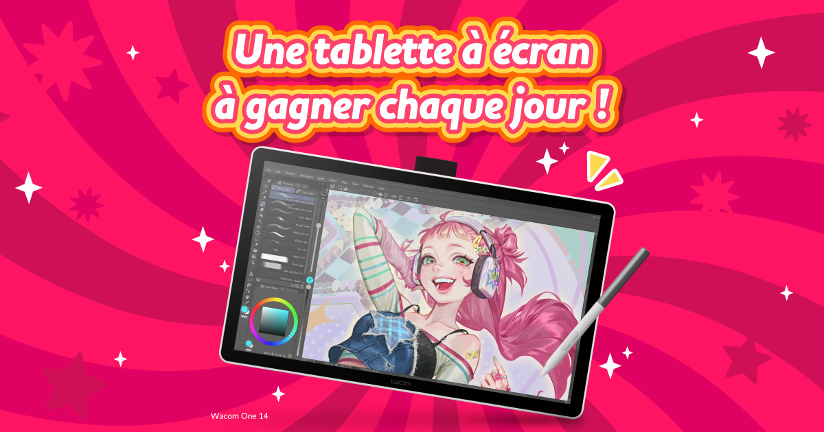Gagnez un Wacom One 14 tous les jours ! Tout le monde peut participer ! | CLIP STUDIO.NET