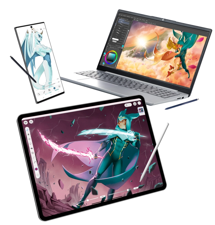 L'application de dessin également prisée par les professionnels