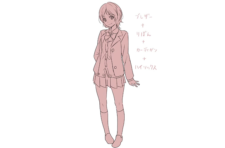 女子高生の制服の描き方講座 イラスト マンガ描き方ナビ