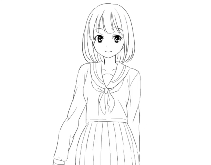 女子高生の制服の描き方講座 イラスト マンガ描き方ナビ