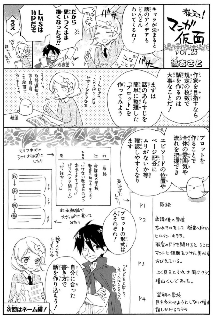 Lala流 少女まんがの描き方 レッスン 漫画の組立て編 イラスト マンガ描き方ナビ