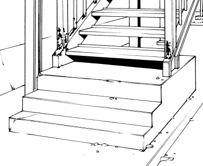 超級 背景講座 Maedaxの背景萌え 外部階段編 イラスト マンガ描き方ナビ