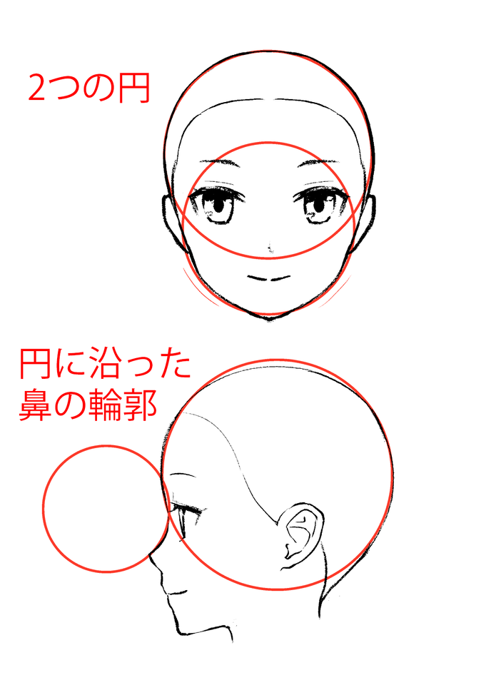 図解 すぐにわかる男女の特徴の付け方 描き分け イラスト