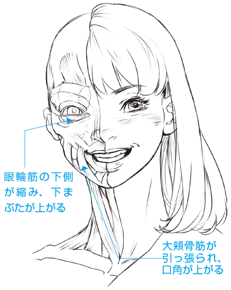 構図と表情サンプル