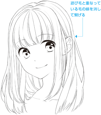 髪型 イラスト 女の子 簡単 Htfyl