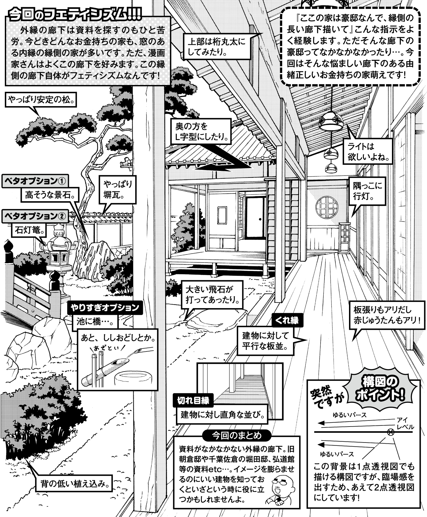 超級 背景講座 Maedaxの背景萌え 由緒正しいお金持ちの家編 イラスト マンガ描き方ナビ