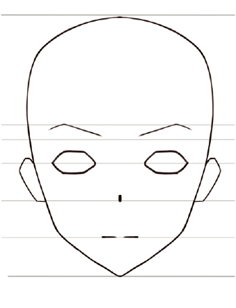 顔の描き方 顔のパーツのバランスの取り方 鼻の形を知ろう イラスト マンガ描き方ナビ