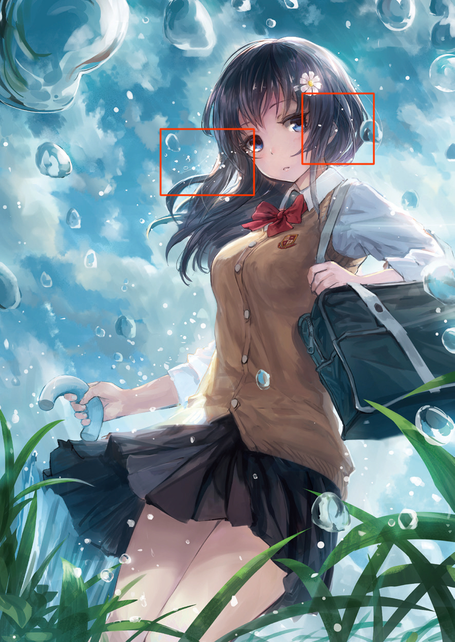 背景講座 キャラクターを魅力的に見せる背景の演出 雨上がりの少女 イラスト マンガ描き方ナビ