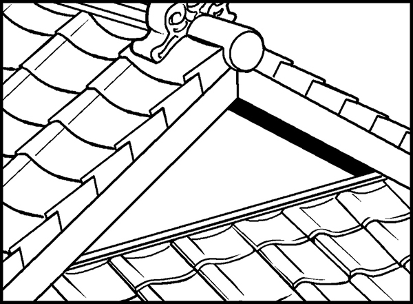 超級 背景講座 Maedaxの背景萌え 瓦屋根屋編 イラスト マンガ描き方ナビ