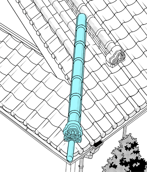 超級 背景講座 Maedaxの背景萌え 瓦屋根屋編 イラスト マンガ描き方ナビ