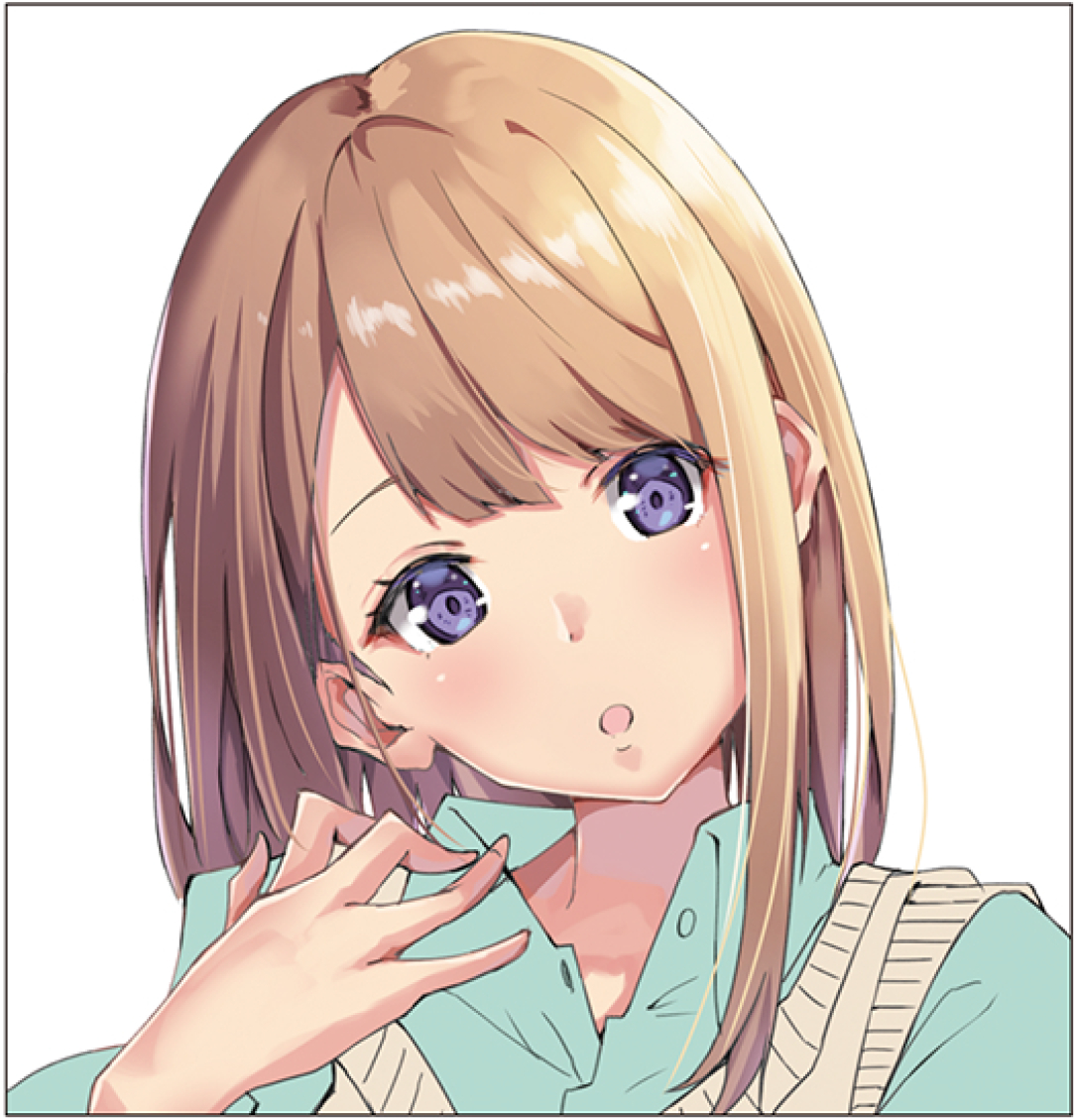 イラストを華やかにする目 瞳 と髪の塗り方 Clip Studio Paint Pro 公式ガイドブックより イラスト マンガ描き方ナビ