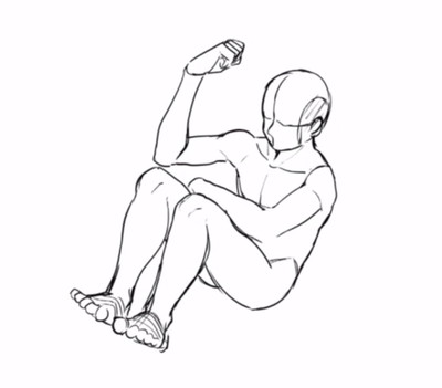 棒立ちポーズから脱却 図形で発想する 全身ポーズの練習法講座 イラスト マンガ描き方ナビ