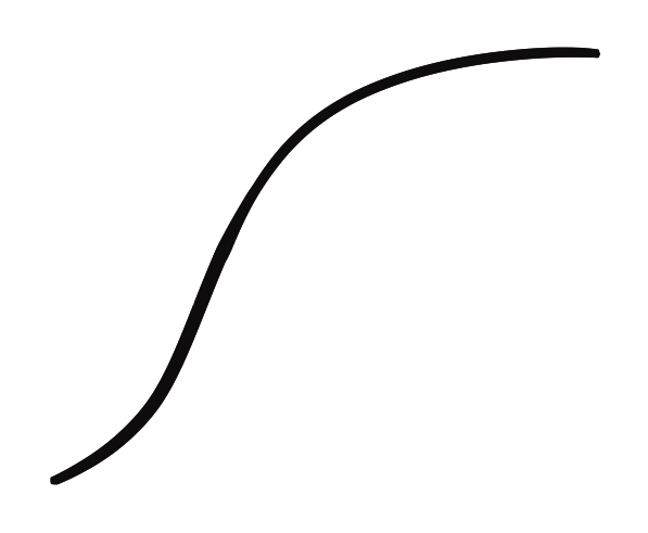 綺麗な線を描く方法　曲線を描くコツ　完成