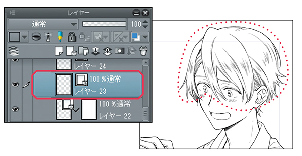 編集できるベクター線で線画のクオリティを上げる Clip Studio Paint Ex 公式ガイドブックより イラスト マンガ描き方ナビ