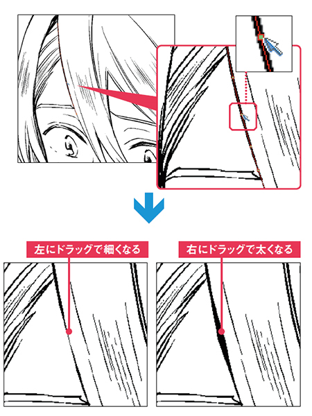 編集できるベクター線で線画のクオリティを上げる Clip Studio Paint Ex 公式ガイドブックより イラスト マンガ描き方ナビ