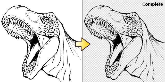 Extracting Scanned Line Art for Digital Coloring | Art Rocket