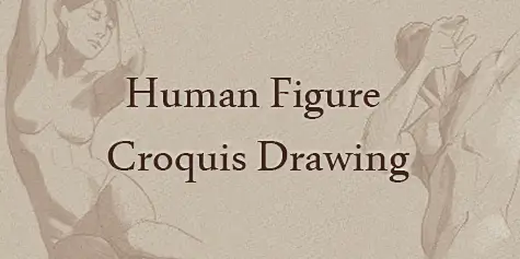 human figure croquis drawing
