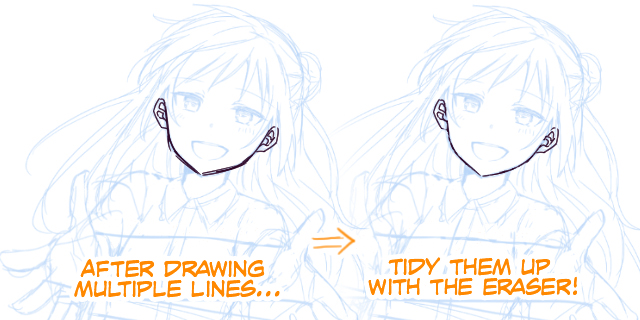 Tips for Drawing Digital Anime Line Art!