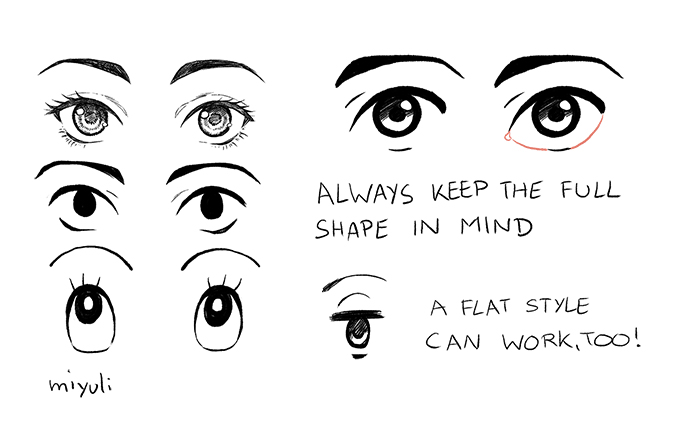 How to Draw Anime Eyes – Master 3 Eye Expressions