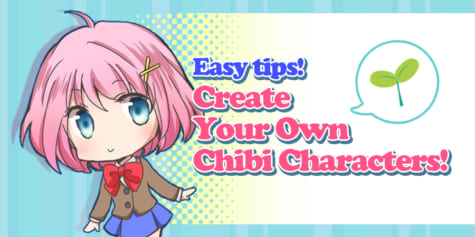 For Beginners】Illustrating Chibi-Character Faces!【Tips on drawing eyes and  hairs too!】