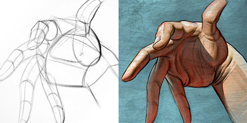 Draw Expressive Hand Poses from Imagination! | Art Rocket