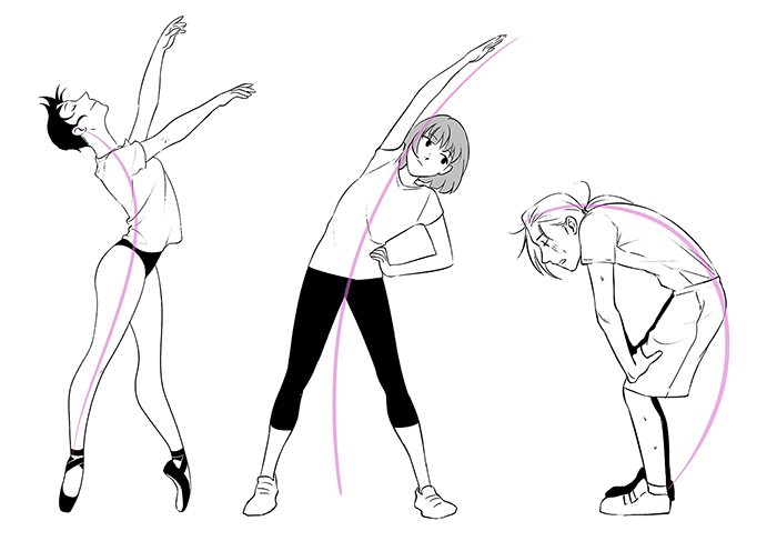 Heres some pose practice I used to just draw the same person over and  over in the same position so doing poses other than just standing straight  on is still new to