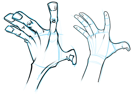 HOW TO DRAW HANDS - EASY ANIME STEP BY STEP 